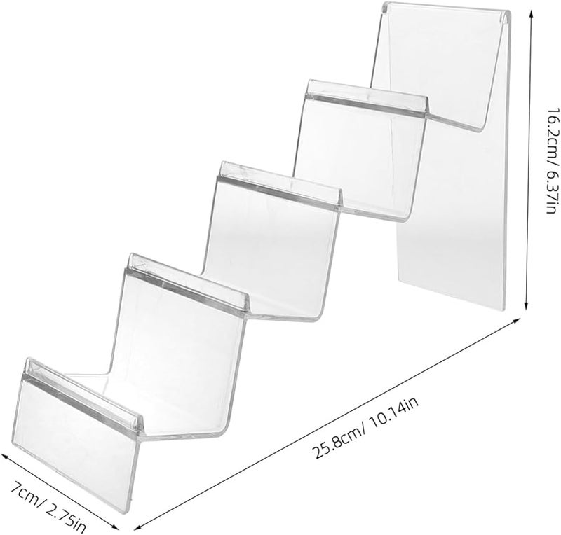 Acrylic Purse Display Rack 3 Tier Organizer for Wallets Sunglasses Jewelry Retail Home - Image 3